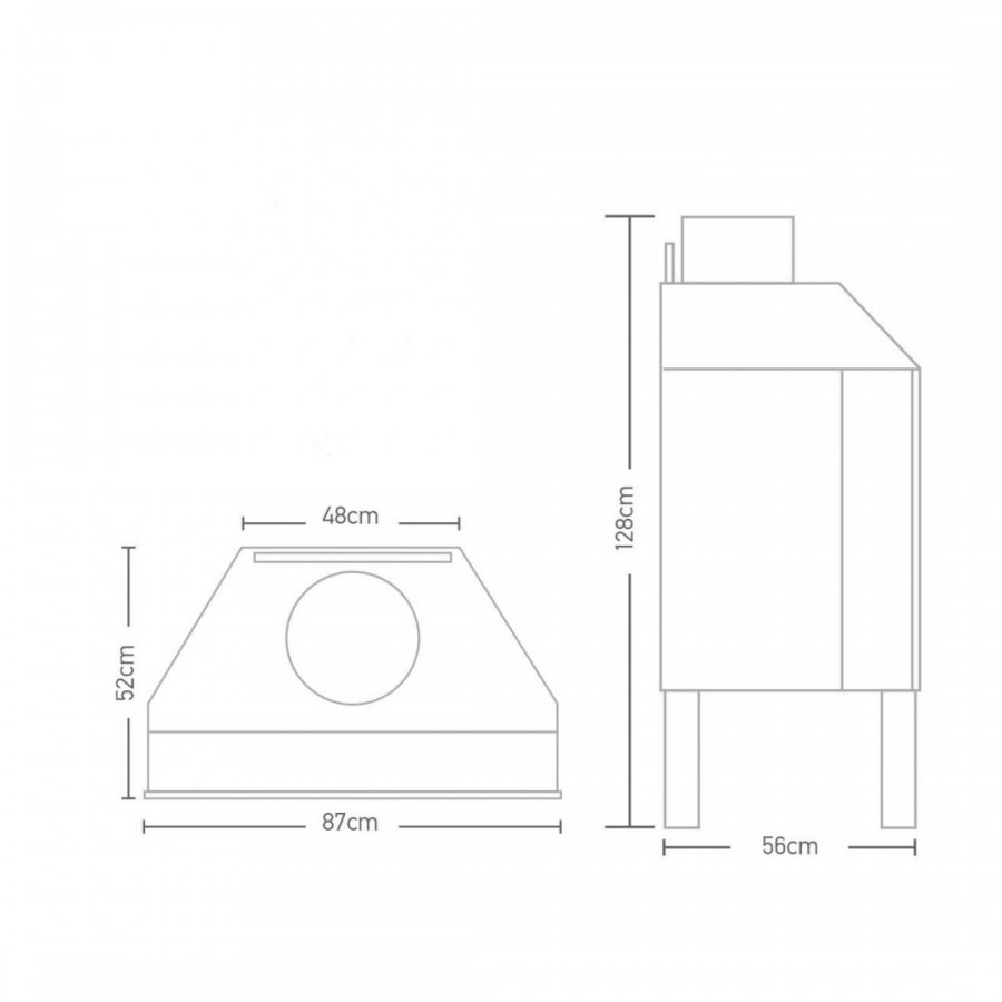 Εστία καύσης| Ίσια SFS