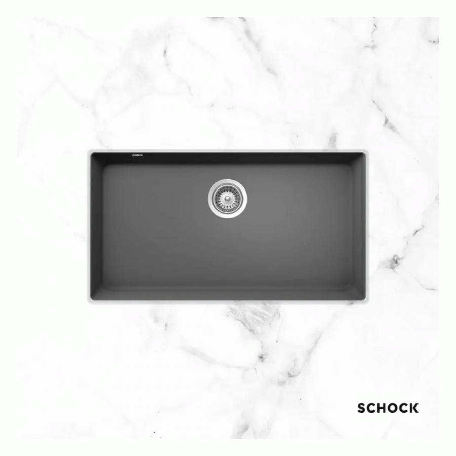 Νεροχύτης Schock Cristadur Mono Υποκαθήμενος 15090 (83.8x46.9cm)