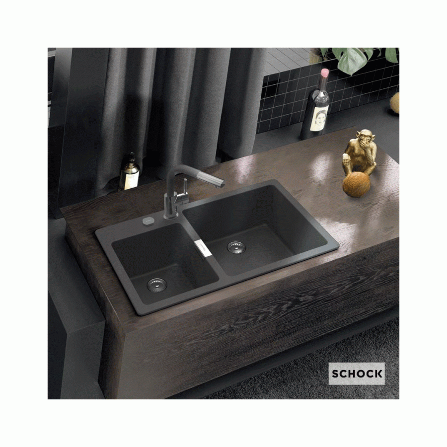 Νεροχύτης Schock Cristadur Mono 15290 (86x50cm)