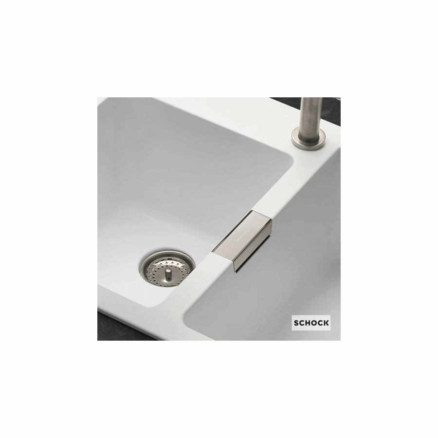 Schock Ανοξείδωτη Βαλβίδα Νεροχύτη με Υπερχείλιση 629345 