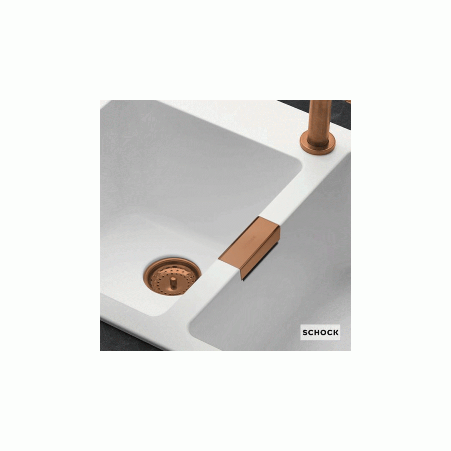 Schock Ανοξείδωτη Βαλβίδα Νεροχύτη με Υπερχείλιση 629345 