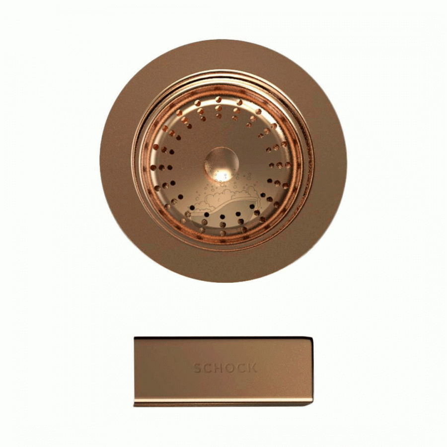 Schock Ανοξείδωτη Βαλβίδα Νεροχύτη με Υπερχείλιση 629372