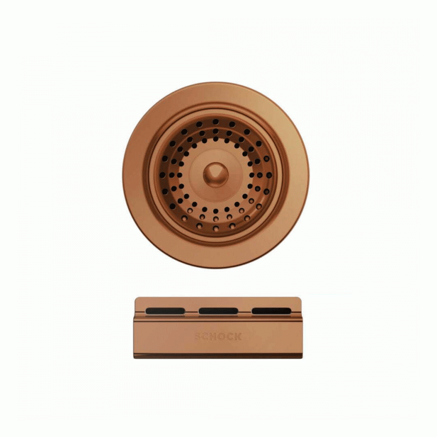 Schock Ανοξείδωτη Βαλβίδα Νεροχύτη με Υπερχείλιση 629384