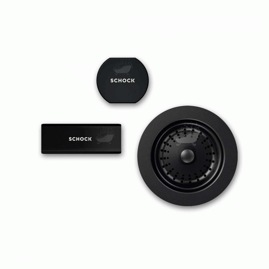 Schock Ανοξείδωτη Βαλβίδα 1 Α/Β + 1 Απλή Βαλβίδα + Υπερχείλιση (629620)