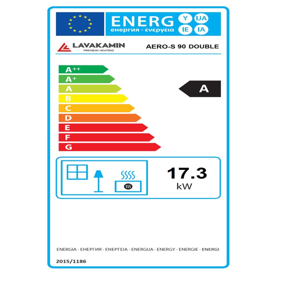 AERO-S Double 90| Ενεργειακό τζάκι