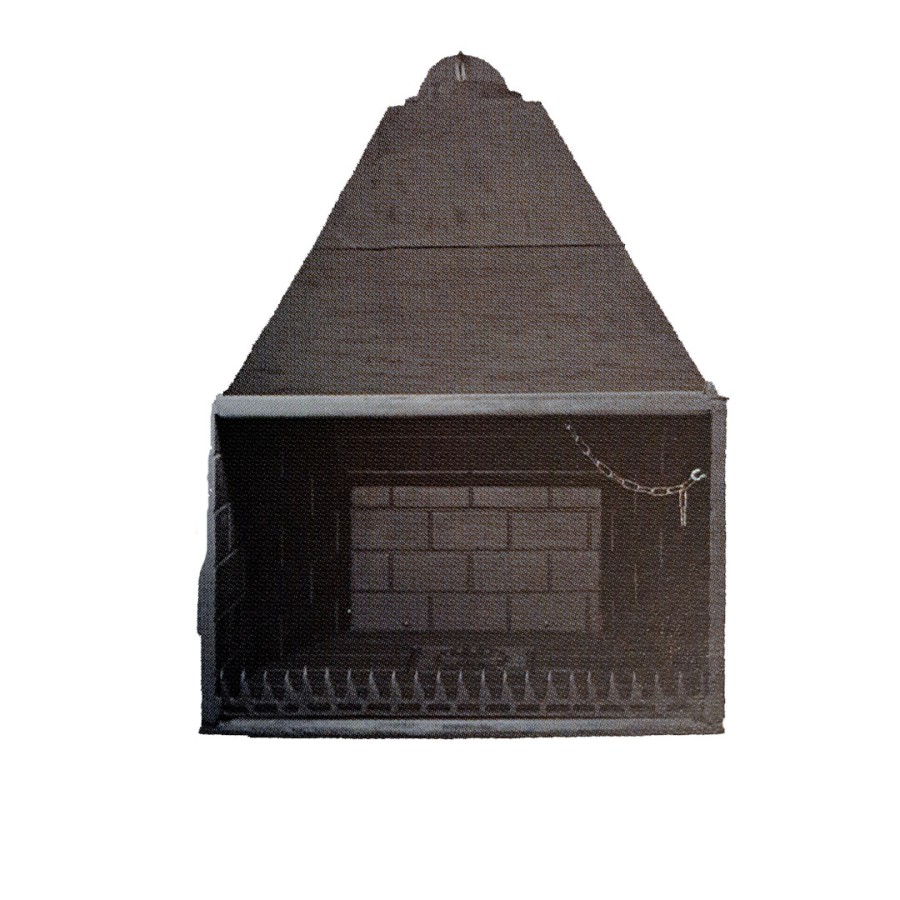 T100 Flat| Μαντεμένιο τζάκι - Ανοιχτού τύπου