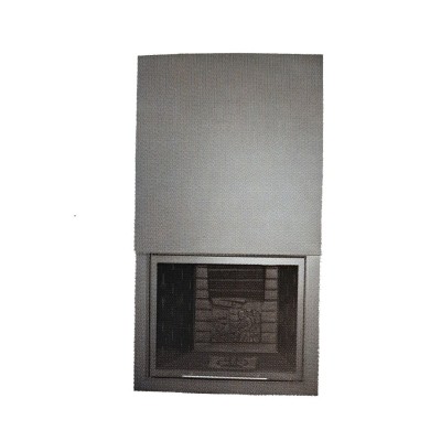 T80 Flat| Μαντεμένιο τζάκι - Κλειστού τύπου