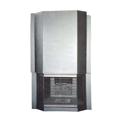 T80 Prisma| Μαντεμένιο τζάκι - Κλειστού τύπου