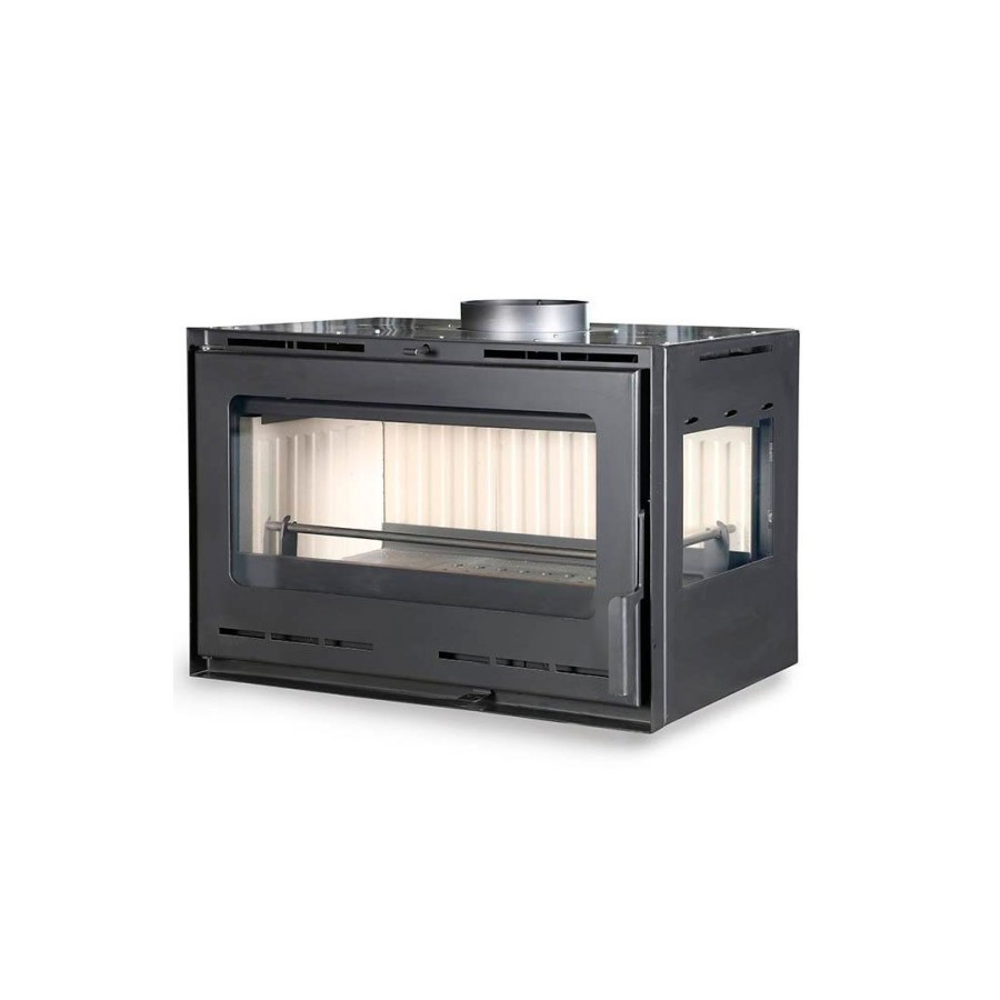 Ενεργειακό τζάκι αερόθερμο| WCC 80 Κασετίνα CORNER