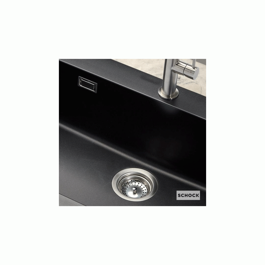 Schock Ανοξείδωτη Βαλβίδα Νεροχύτη με υπερχείλιση 629309M