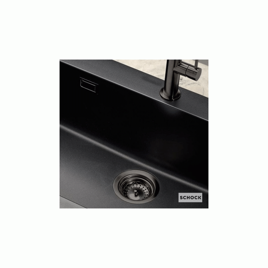 Schock Ανοξείδωτη Βαλβίδα Νεροχύτη με υπερχείλιση 629309M