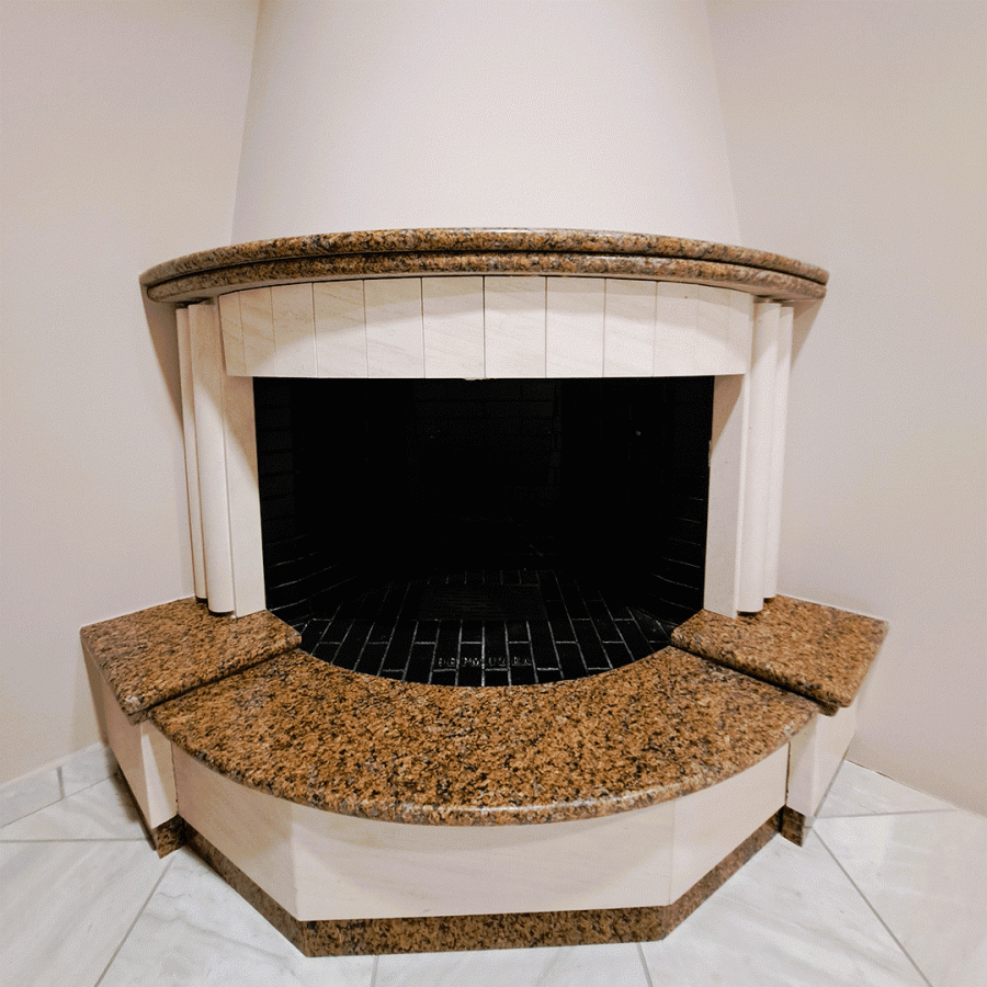 Εστία στρογγυλή από μαντέμι 