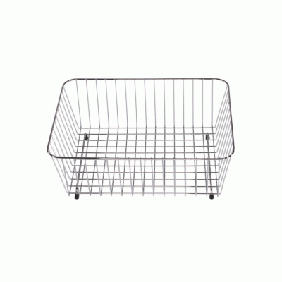 Ανοξείδωτο Καλάθι Γούρνας Νεροχύτη Κρεμαστό Inox Schock W14 (43,5x32 εκ.)